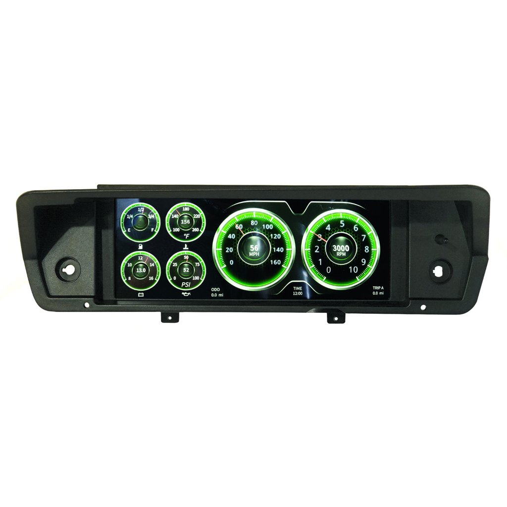 AutoMeter INVISION LCD DASH KIT, 72-76 DUSTER/DART/SCAMP/VALIANT, DIRECT FIT DIGITAL DASH