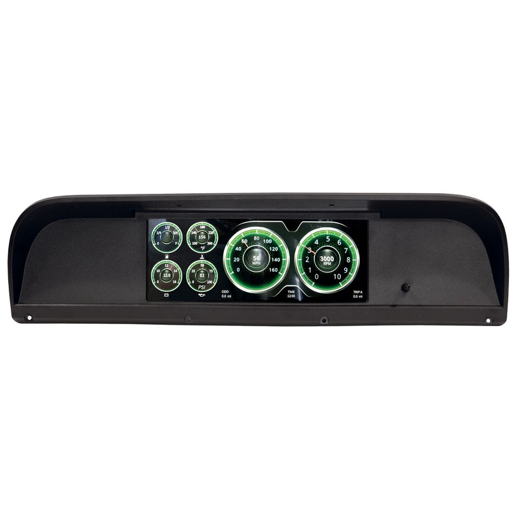 AutoMeter INVISION LCD DASH KIT, 67-72 FORD TRUCK, DIRECT FIT DIGITAL DASH
