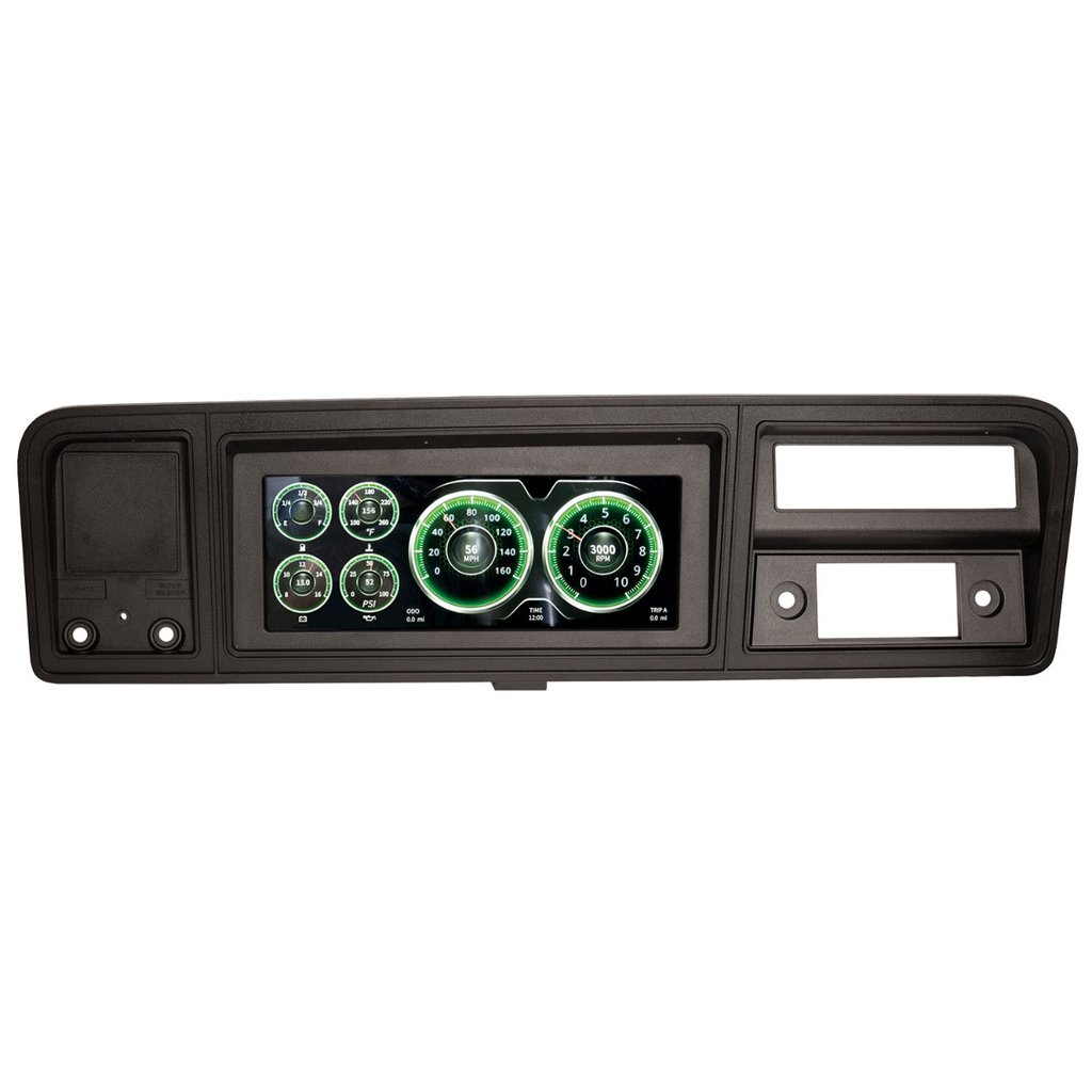AutoMeter INVISION LCD DASH KIT, 73-79 FORD TRUCK, 78-79 FORD BRONCO, DIRECT FIT DIGITAL DASH