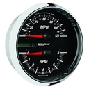 AutoMeter 5" DIRECT FIT TACHOMETER/SPEEDOMETER COMBO, 8K RPM/120 MPH, ELECTRIC, BLACK, PRO-CYCLE