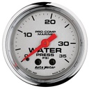 AutoMeter 2-1/16" WATER PRESSURE, 0-35 PSI, MECHANICAL, MARINE CHROME