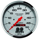 AutoMeter 5" GPS SPEEDOMETER, 0-50 MPH, MARINE CHROME