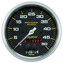 AutoMeter 5" GPS SPEEDOMETER, 0-50 MPH, MARINE CARBON FIBER