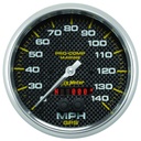 AutoMeter 5" GPS SPEEDOMETER, 0-140 MPH, MARINE CARBON FIBER