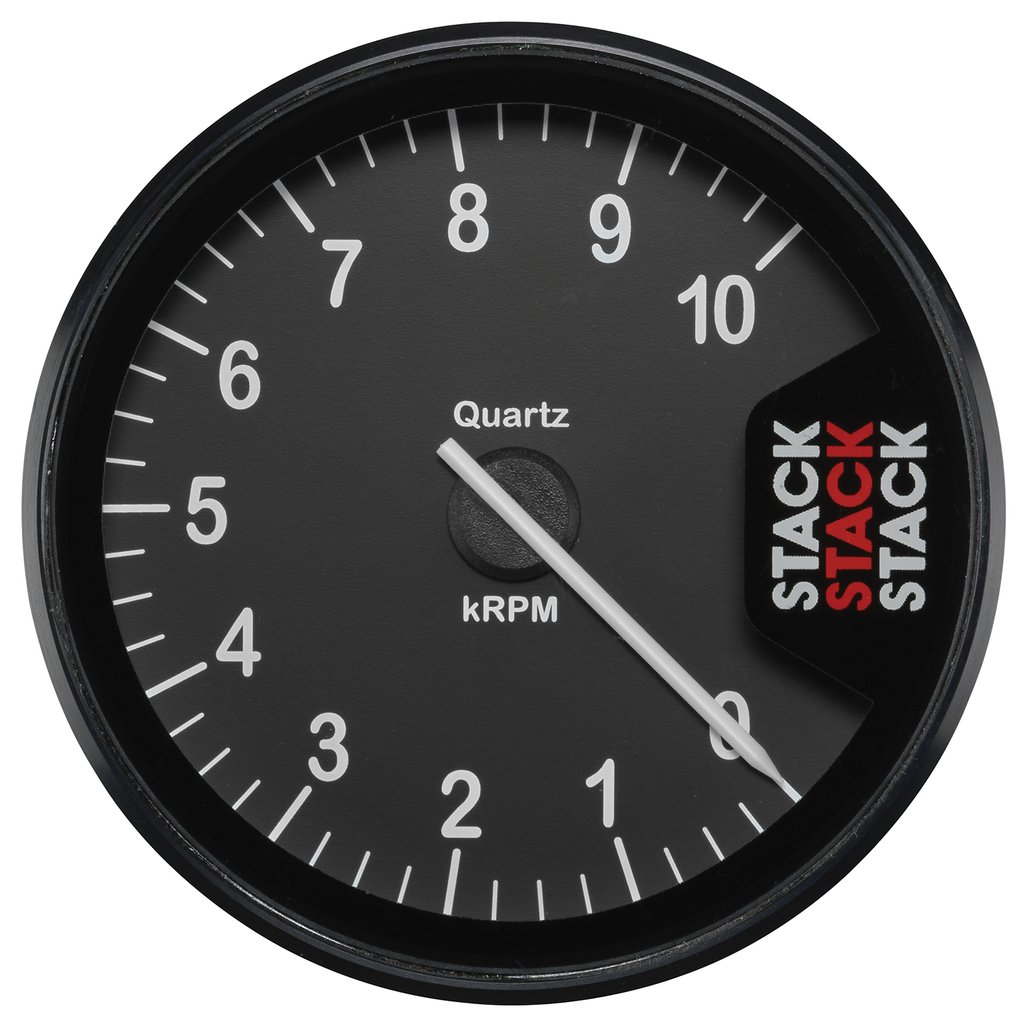 AutoMeter TACHOMETER, CLUBMAN, 80MM, BLACK, 0-10K RPM