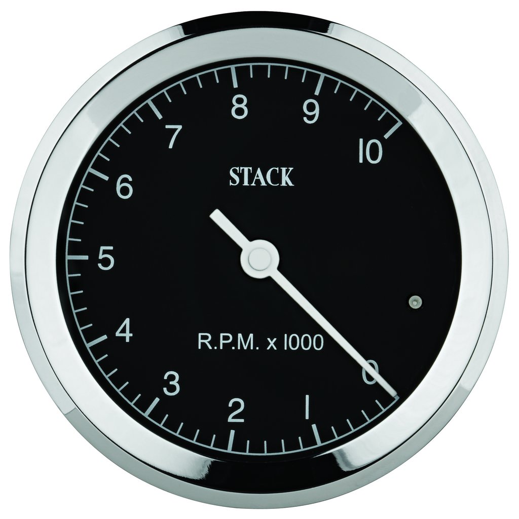 AutoMeter TACHOMETER, CLASSIC, 80MM, BLACK, 0-10K RPM