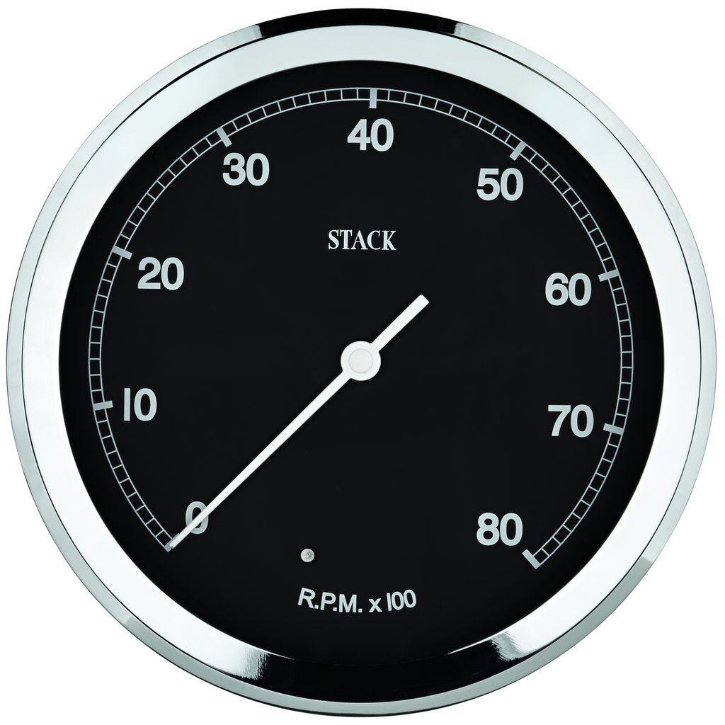 AutoMeter TACHOMETER, CLASSIC, 125MM, BLACK, 0-8K RPM