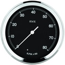 AutoMeter TACHOMETER, CLASSIC, 125MM, BLACK, 0-8K RPM