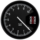 AutoMeter TACHOMETER, PROFESSIONAL, ACTION REPLAY, 125MM, BLK, 0-10K RPM
