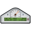 AutoMeter STREET DASH, WHT, 0-8K RPM (PSI, DEG. C, MPH)