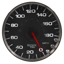 AutoMeter 5" SPEEDOMETER, 0-180 MPH, ELECTRIC, SPEK-PRO, BLACK DIAL, CHROME BEZEL, CLEAR LENS