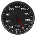 AutoMeter 5" SPEEDOMETER, 0-180 MPH, ELECTRIC, SPEK-PRO, BLACK DIAL, BLACK BEZEL, FLAT ANTIGLARE LENS