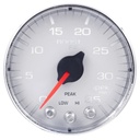 AutoMeter 2-1/16" BOOST, 0-35 PSI, STEPPER MOTOR, SPEK-PRO, WHITE DIAL, CHROME BEZEL, FLAT ANTIGLARE LENS