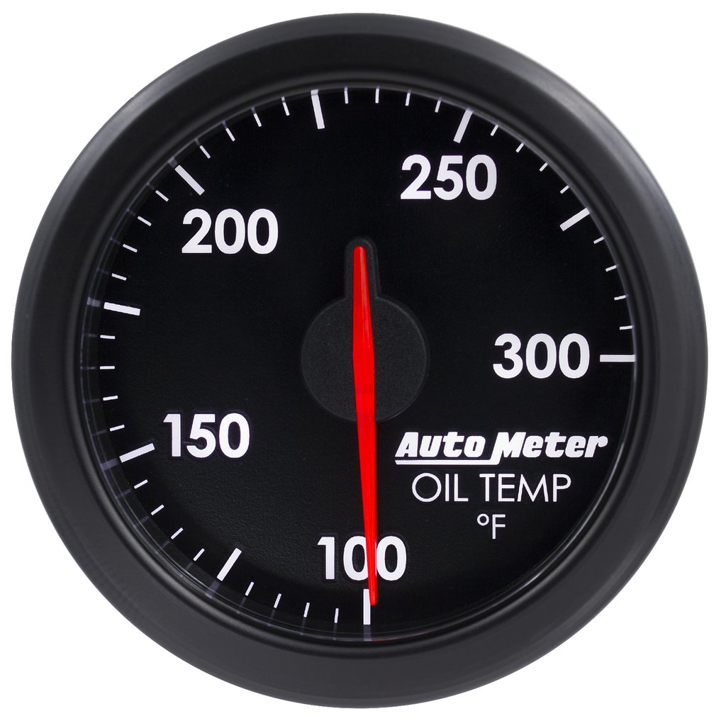 AutoMeter 2-1/16" OIL TEMP, 100-300 °F, AIR-CORE, AIRDRIVE, BLACK