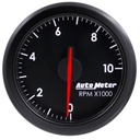 AutoMeter 2-1/16" TACH, 0-10,000 RPM, AIR-CORE, AIRDRIVE, BLACK