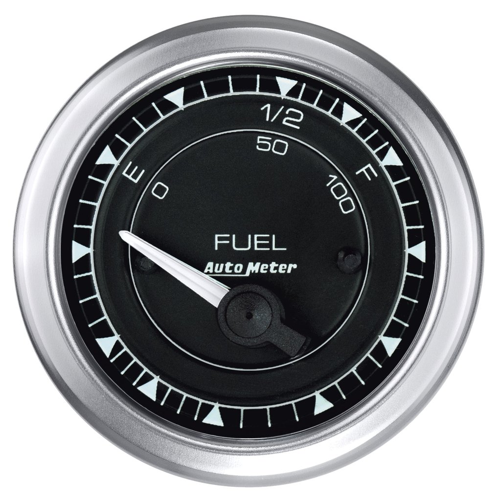 AutoMeter 2-1/16" FUEL LEVEL, 73 E 8-12F Ω, CHRONO