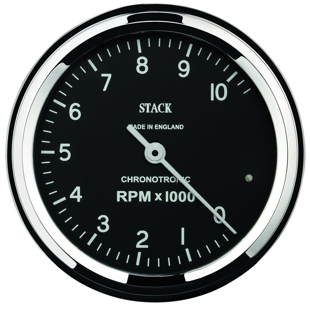 AutoMeter TACHOMETER, CHRONOTRONIC, 80MM, BLK, 0-10K RPM