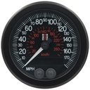 AutoMeter 88MM SPEEDOMETER, GPS, 0-180 MPH / 260 KM/H, STACK BLK