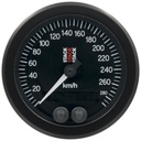 AutoMeter 88MM SPEEDOMETER, GPS, 0-290 KM/H, STACK BLK