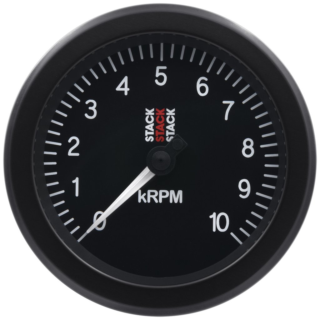 AutoMeter TACHOMETER, SPORT, 88MM, BLACK, 0-10K RPM