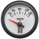 AutoMeter WATER TEMP, ELECTRIC, 52MM, WHT, 100-250 °F, AIR-CORE, 1/8" NPTF