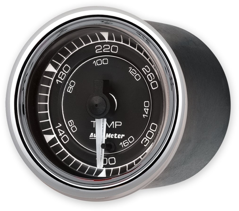 AutoMeter 2-1/16" OIL TEMPERATURE, 140-300 °F, CHRONO CHROME