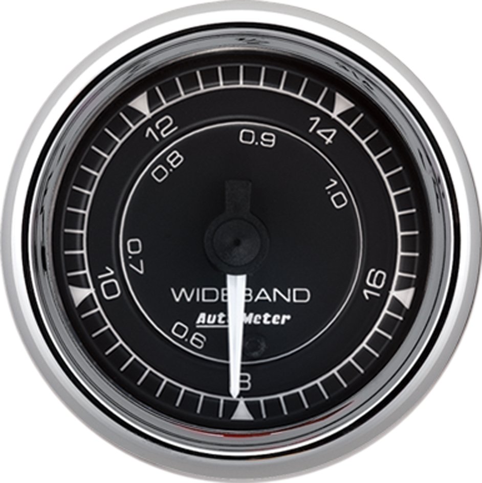 AutoMeter 2-1/16" AIR/FUEL RATIO-WIDEBAND ANALOG 8:1-18:1 STEPPER MOTOR CHRONO CHROME