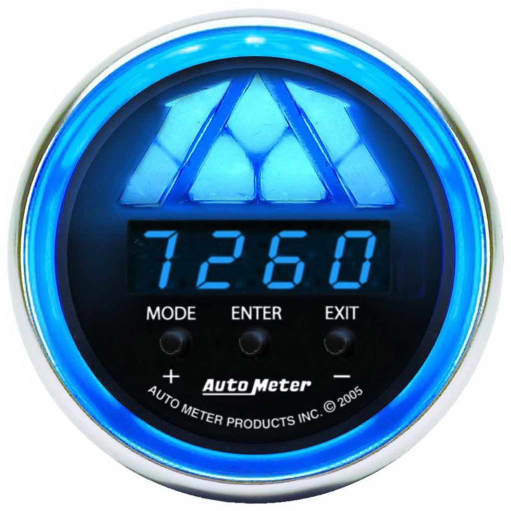 AutoMeter 2-1/16" DIGITAL PRO SHIFT LIGHT, 0-16,000 RPM, COBALT