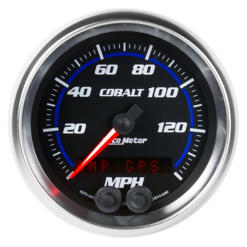 AutoMeter 3-3/8" GPS SPEEDOMETER, 0-140 MPH, COBALT