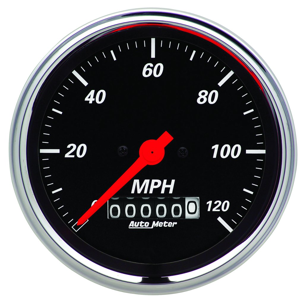 AutoMeter 3-3/8" SPEEDOMETER, 0-120 MPH, ELECTRIC, DESIGNER BLACK