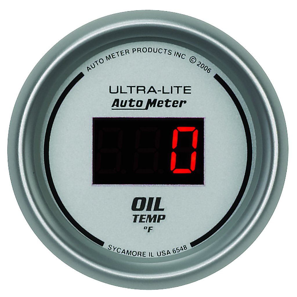 AutoMeter 2-1/16" OIL TEMPERATURE, 0-340 °F, ULTRA-LITE DIGITAL