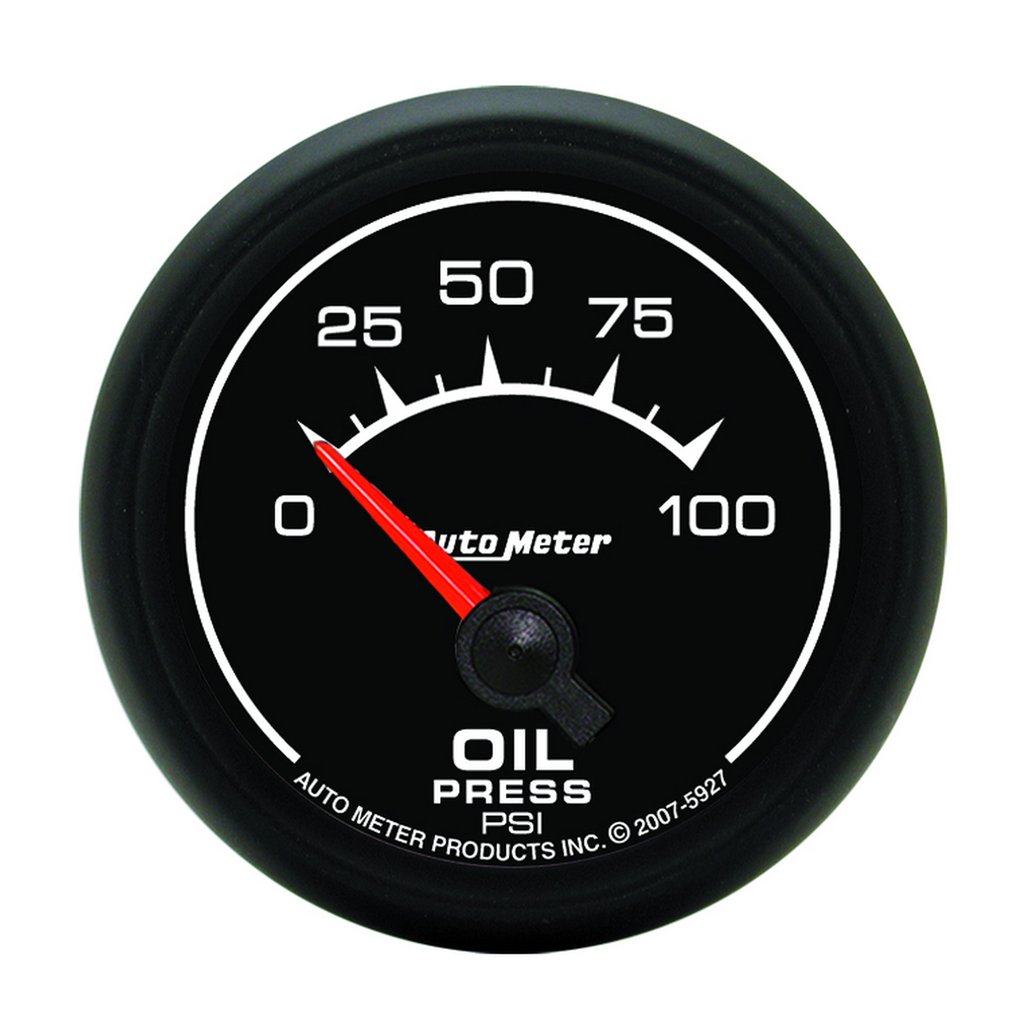 AutoMeter 2-1/16" OIL PRESSURE, 0-100 PSI, AIR-CORE, ES