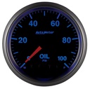 AutoMeter 2-1/16" OIL PRESSURE, 0-100 PSI, STEPPER MOTOR, ELITE