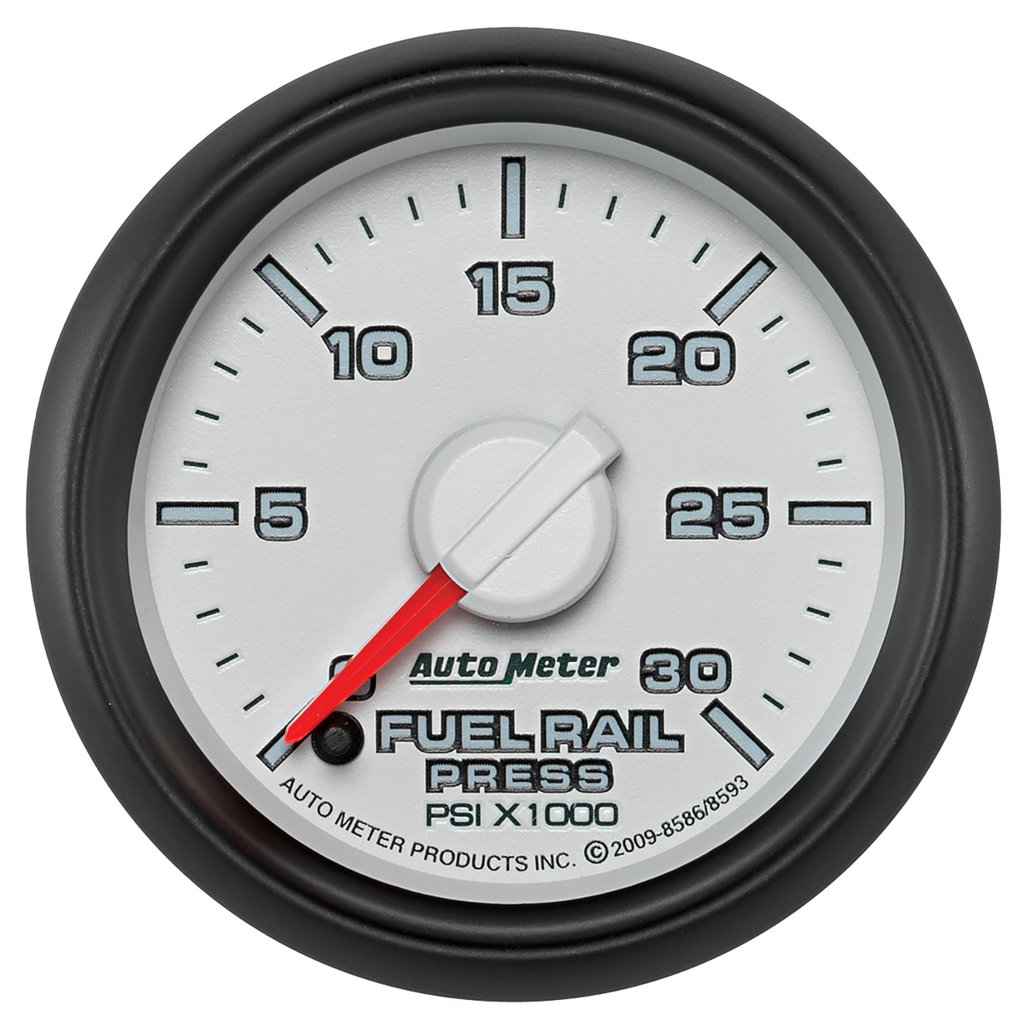 AutoMeter 2-1/16" FUEL RAIL PRESSURE, 0-30K PSI, STEPPER MOTOR, GEN 3 DODGE FACTORY MATCH