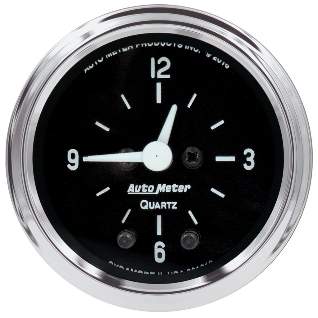 AutoMeter 2-1/16" CLOCK, 12 HOUR, COBRA