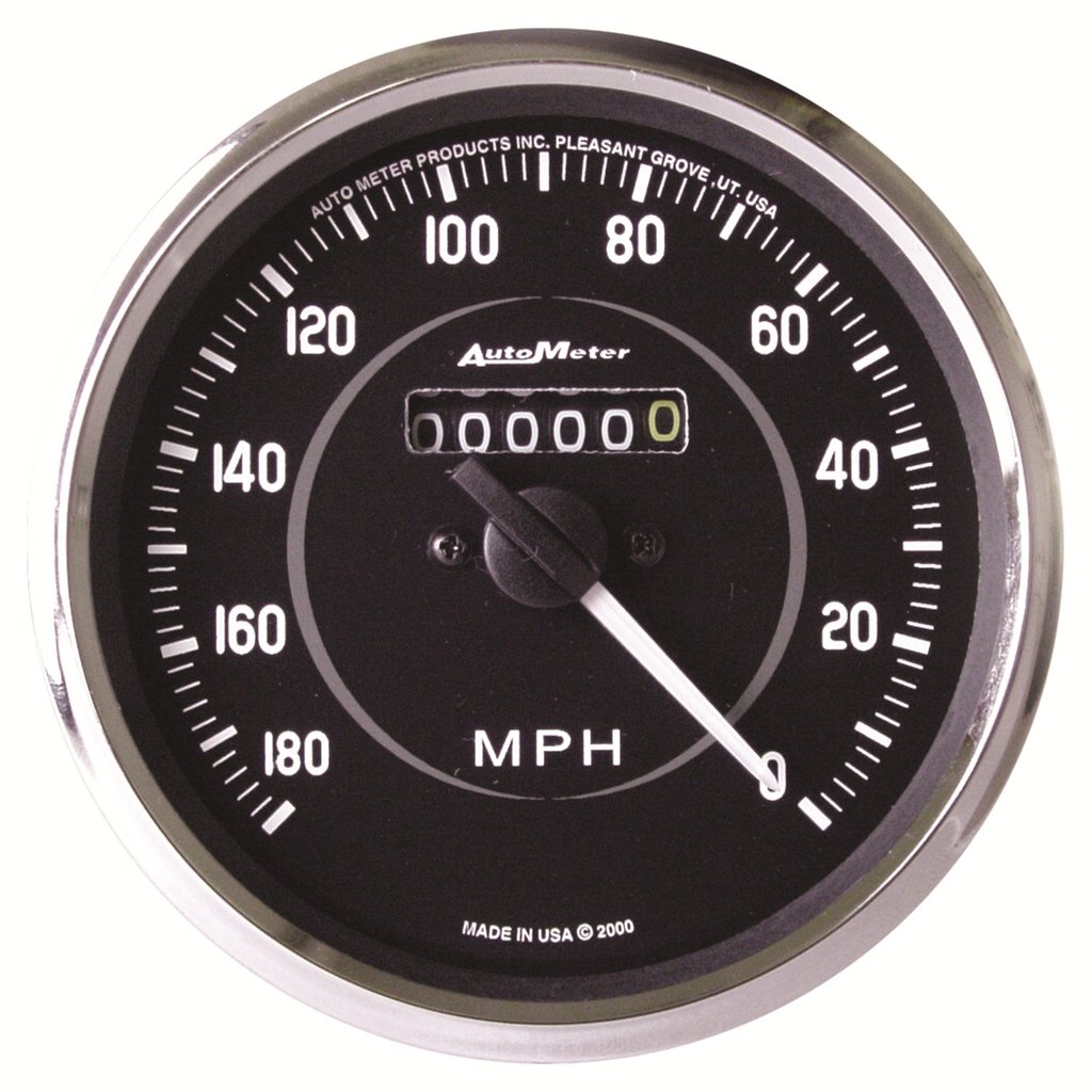 AutoMeter 4" SPEEDOMETER, 0-180 MPH, MECHANICAL, COBRA