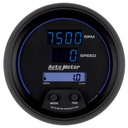 AutoMeter 3-3/8" tachometer/SPEEDOMETER COMBO, 8K RPM/260 MPH, ELECTRIC, COBALT DIGITAL