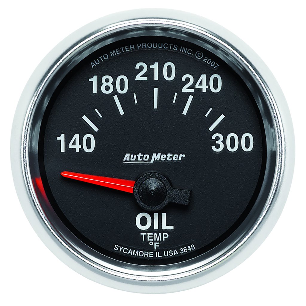 AutoMeter 2-1/16" OIL TEMPERATURE, 140-300 °F, AIR-CORE, GS