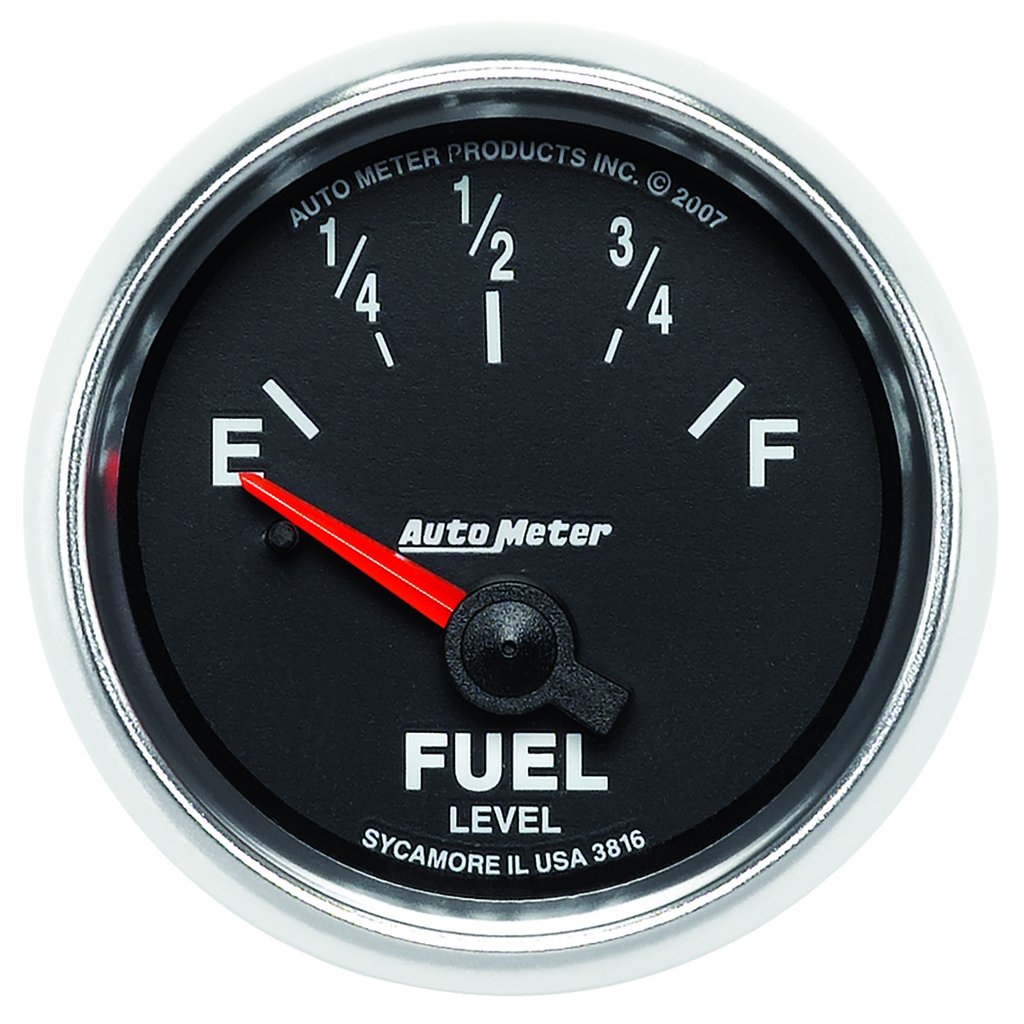 AutoMeter 2-1/16" FUEL LEVEL, 240-33 Ω, AIR-CORE, SSE, GS