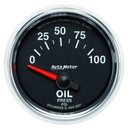 AutoMeter 2-1/16" OIL PRESSURE, 0-100 PSI, AIR-CORE, GS