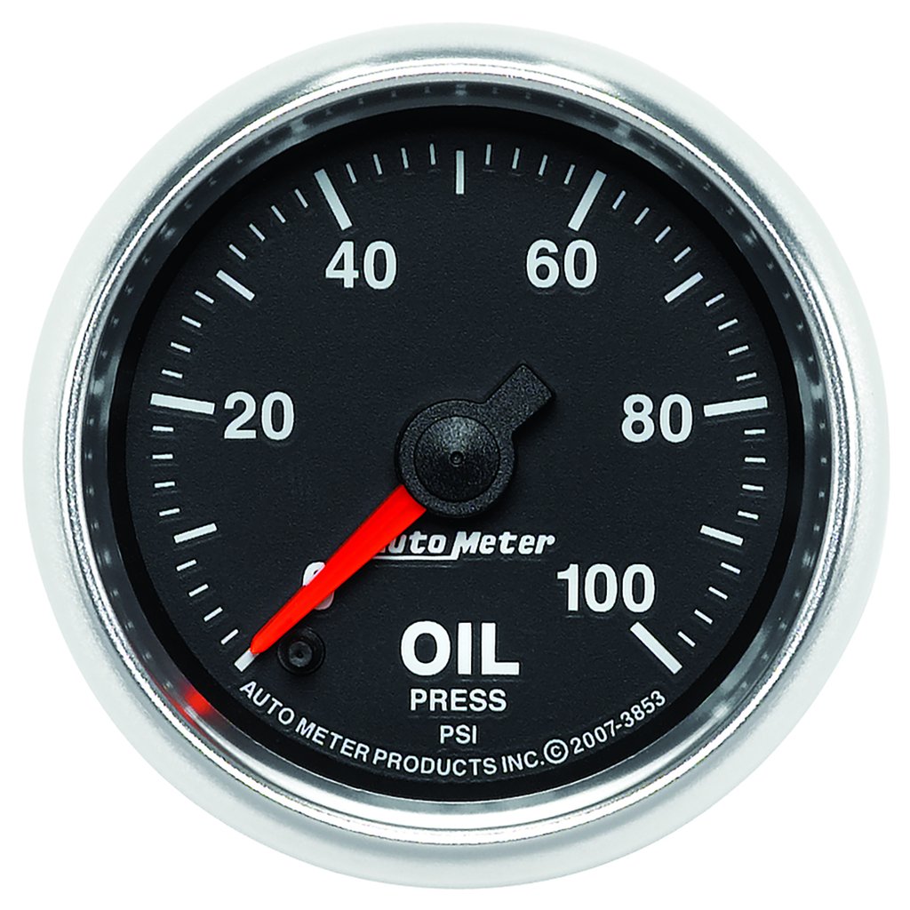 AutoMeter 2-1/16" OIL PRESSURE, 0-100 PSI, STEPPER MOTOR, GS
