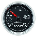 AutoMeter 2-1/16" BOOST/VACUUM, 30 IN HG/30 PSI, MECHANICAL, GS