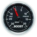 AutoMeter 2-1/16" BOOST/VACUUM, 30 IN HG/20 PSI, MECHANICAL, GS
