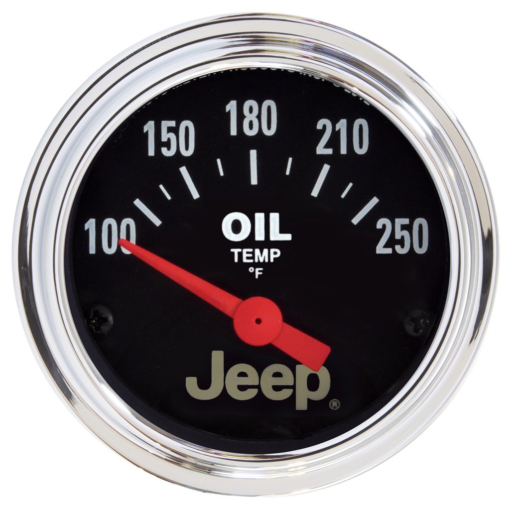 AutoMeter 2-1/16" OIL TEMPERATURE, 100-250 °F, AIR-CORE, JEEP