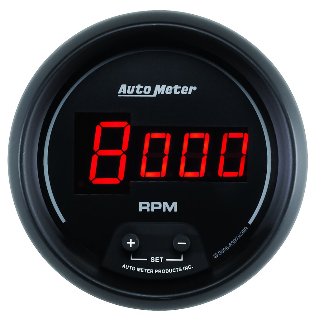 AutoMeter 3-3/8" IN-DASH tachometer, 0-10,000 RPM, SPORT-COMP DIGITAL