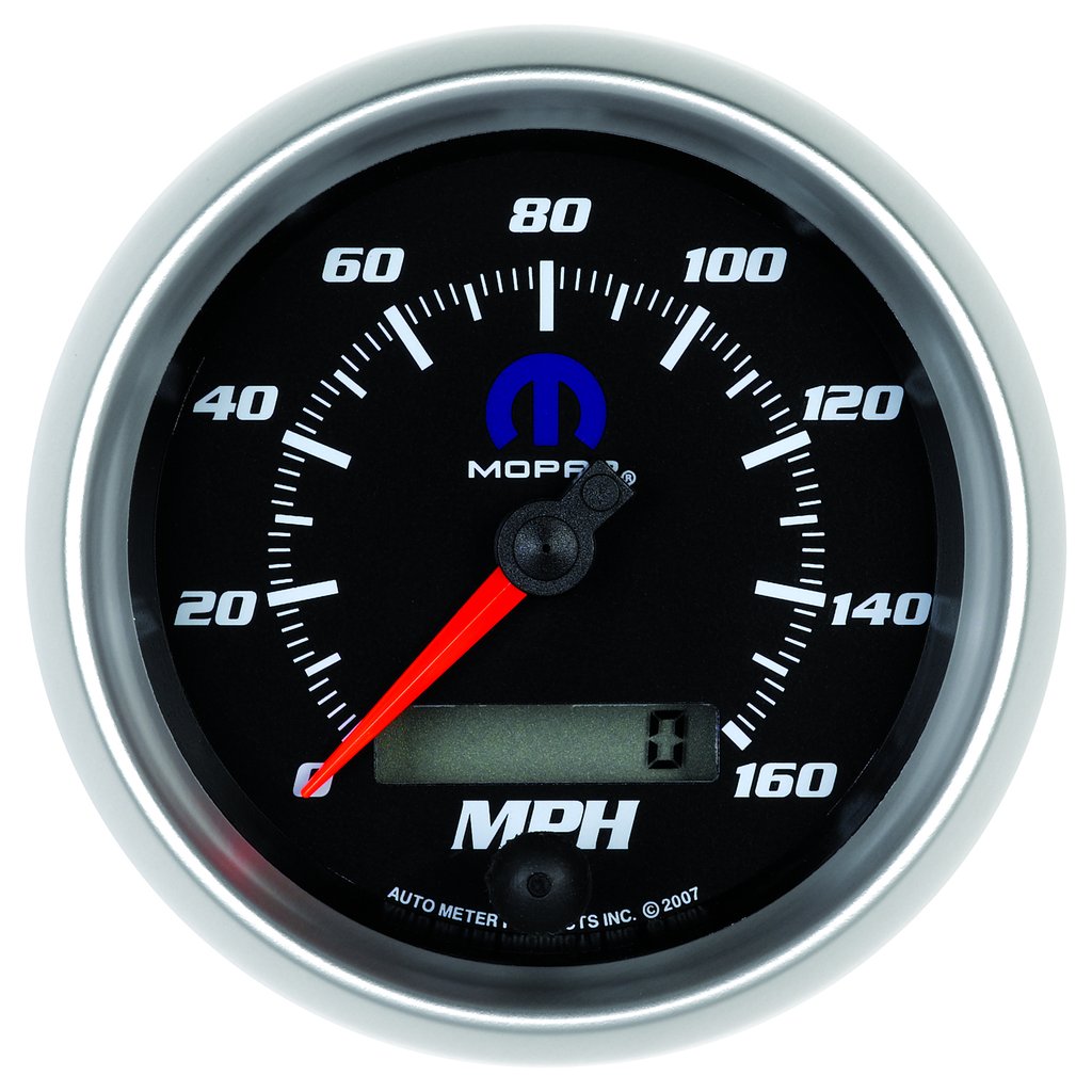 AutoMeter 3-3/8" SPEEDOMETER, 0-160 MPH, ELECTRIC, BLACK, MOPAR
