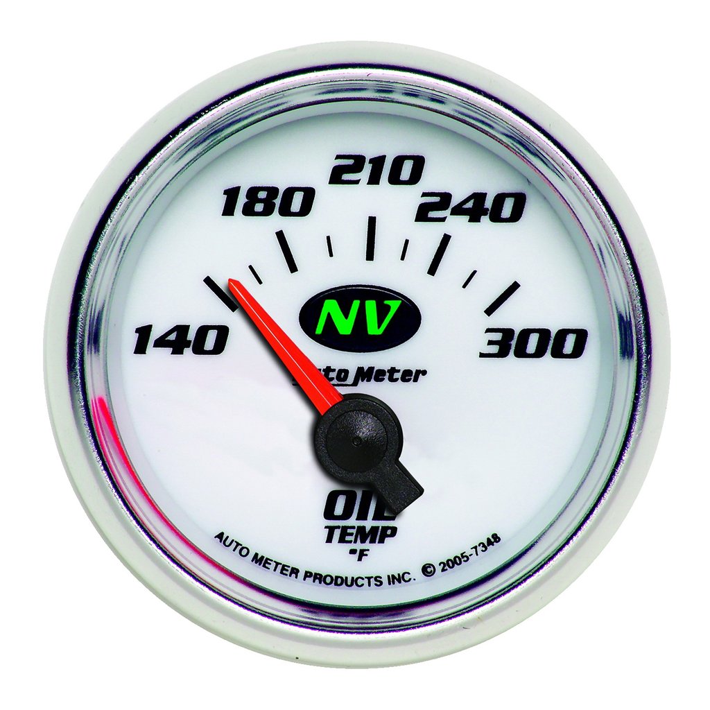AutoMeter 2-1/16" OIL TEMPERATURE, 140-300 °F, AIR-CORE, NV