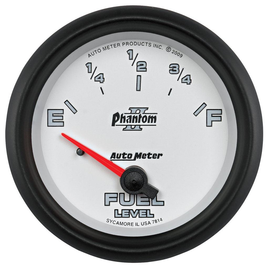 AutoMeter 2-5/8" FUEL LEVEL, 0-90 Ω, AIR-CORE, GM, SSE,PHANTOM II