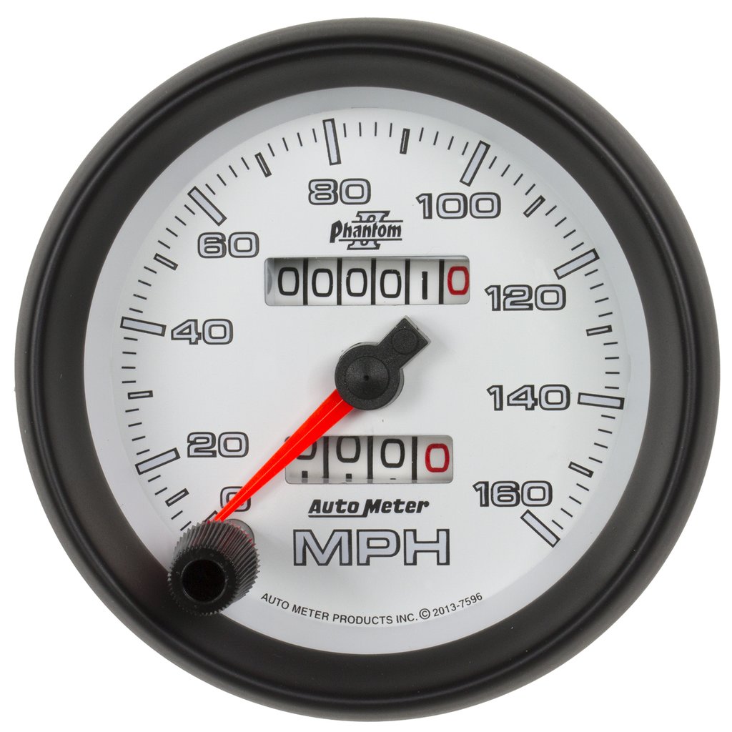 AutoMeter 3-3/8" SPEEDOMETER, 0-160 MPH, MECHANICAL, PHANTOM II
