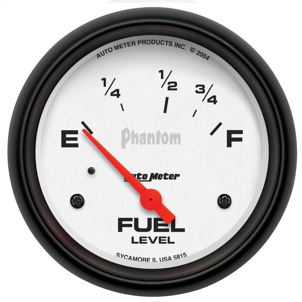 AutoMeter 2-5/8" FUEL LEVEL, 73-10 Ω, AIR-CORE, PHANTOM